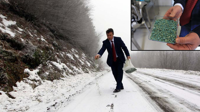 Eksi 45 dereceye kadar kar ve buzu yok ediyor! Türk kimyager üretti!