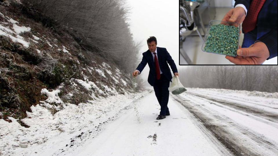 Eksi 45 dereceye kadar kar ve buzu yok ediyor! Türk kimyager üretti!