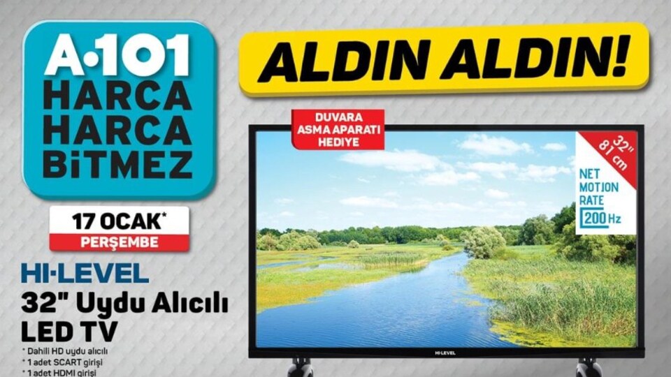 A101 kataloğu 17 Ocak 2019!