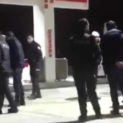 Silah çektiği otobüstekiler polis çıktı