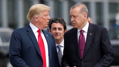 Cumhurbaşkanı Erdoğan ile Trump görüştü