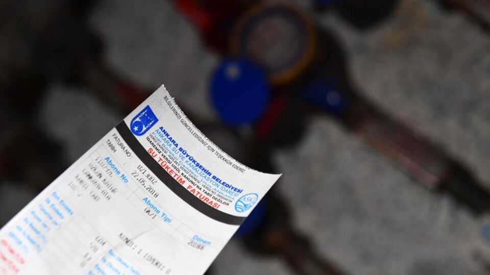 Başkent'te su faturalarına indirim