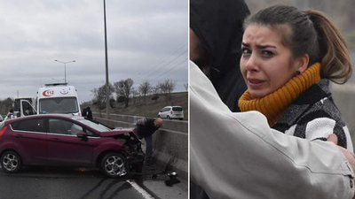 Otomobiliyle gittiği sırada dehşeti yaşadı! Ölümden döndü!