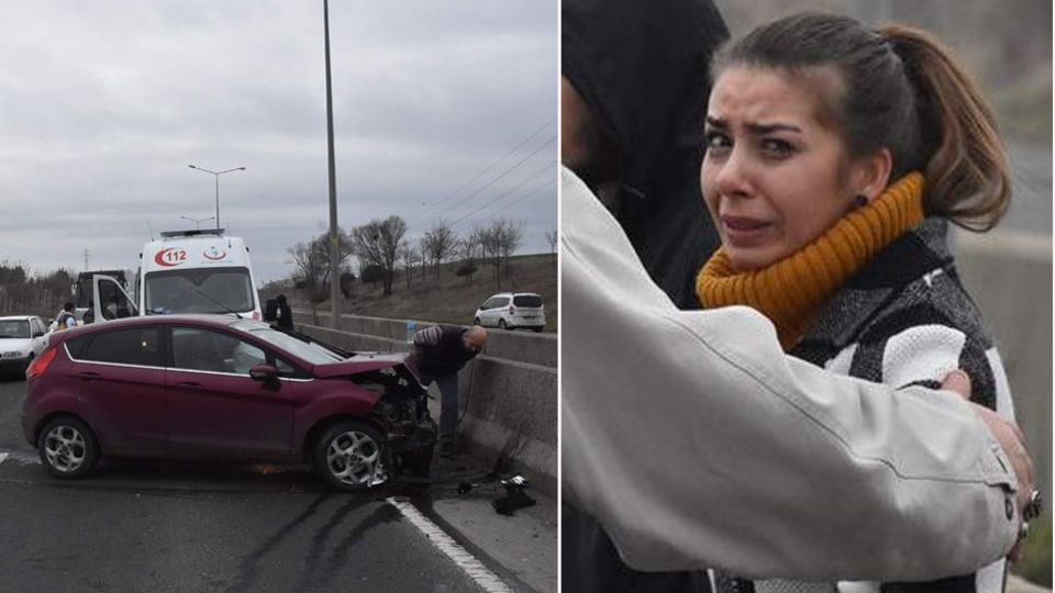 Otomobiliyle gittiği sırada dehşeti yaşadı! Ölümden döndü!
