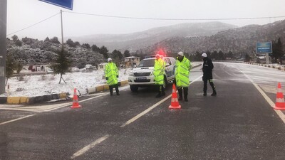 Antalya- Konya yolu ulaşıma kapandı