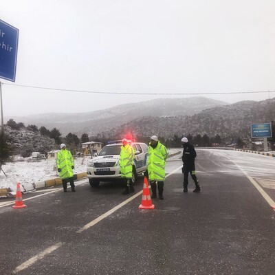 Antalya- Konya yolu ulaşıma kapandı