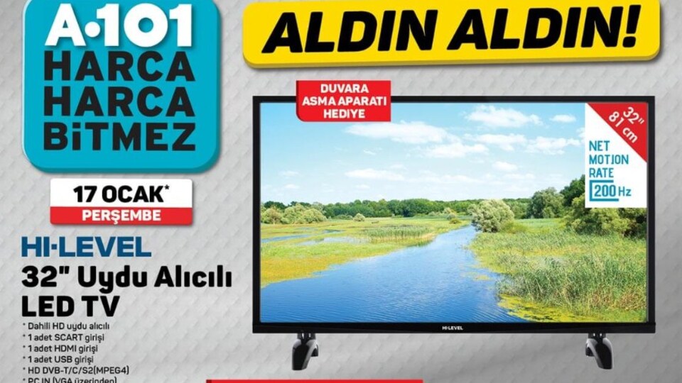 A101 kataloğu 17 Ocak 2019!