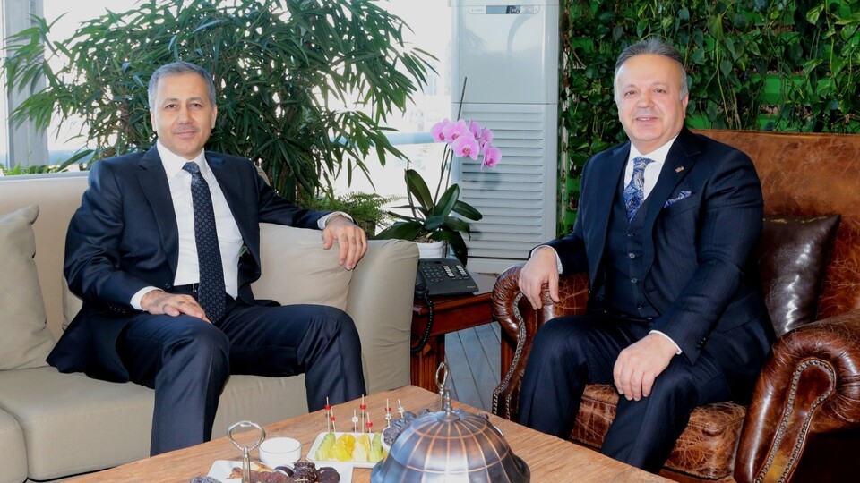 İstanbul Valisi Ali Yerlikaya TİM Başkanı İsmail Gülle'yi ziyaret etti
