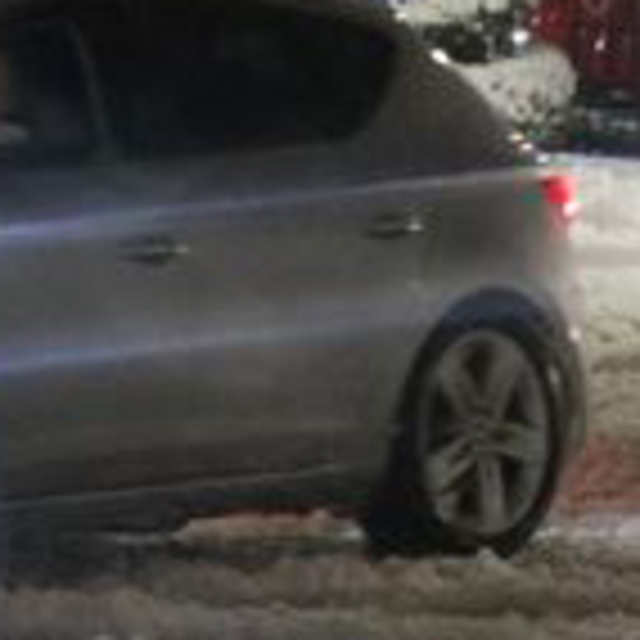 Denizli'de kar yağdı, onlar drift yaptı