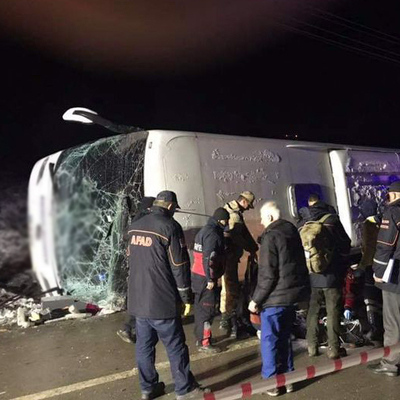 Amasya'da otobüs kazası! Ölü ve yaralılar var