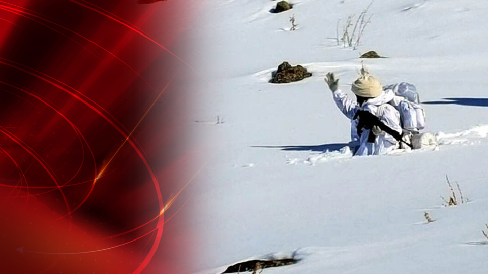 Kar kalınlığı tam 1 metre! Korku nedir bilmeyiz!