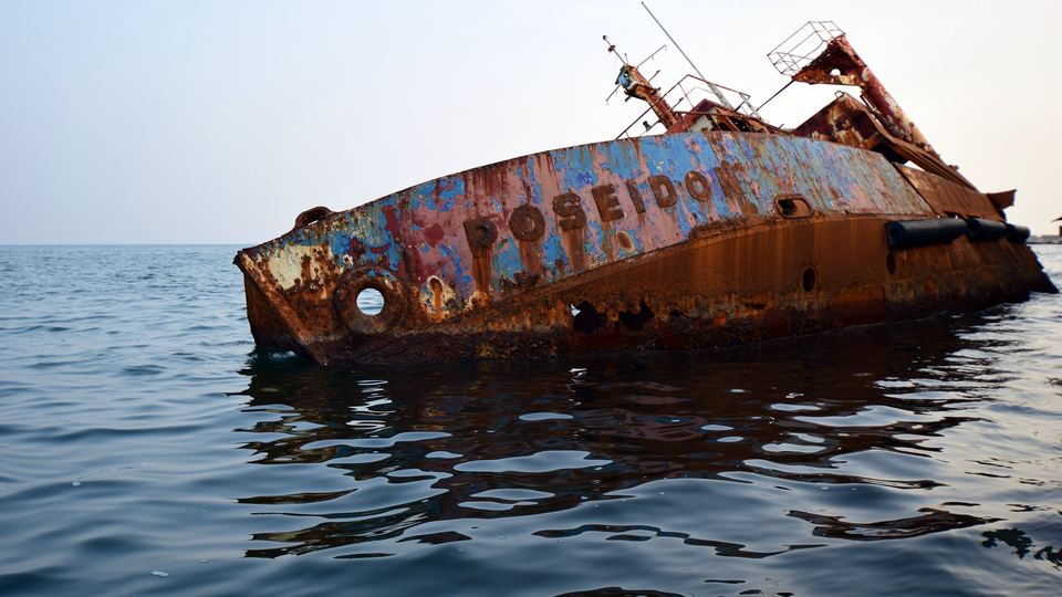 Gemi enkazları sergisi açıldı