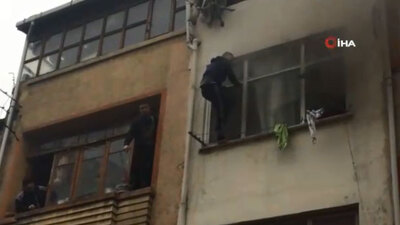 Pencere önünde ölüm kalım savaşı!