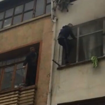 Pencere önünde ölüm kalım savaşı!