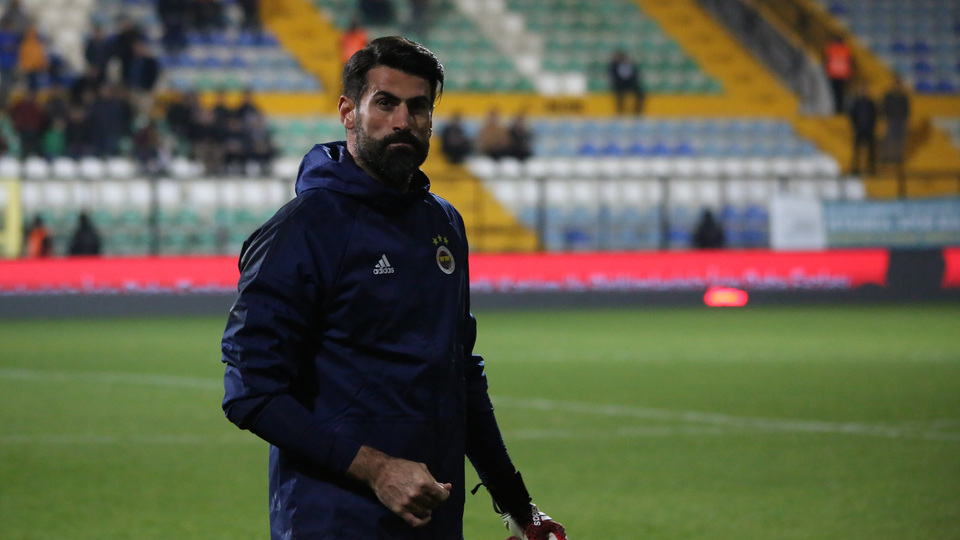 Volkan Demirel tribüne gitti!