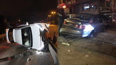 Başkent'te iki ayrı kaza, 2 yaralı