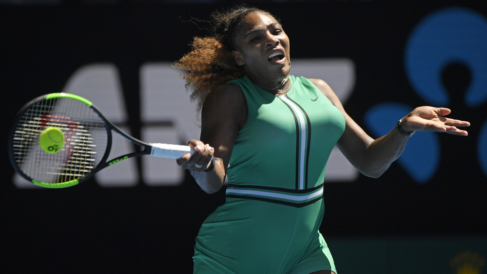 Serena Williams, Halep'i eledi