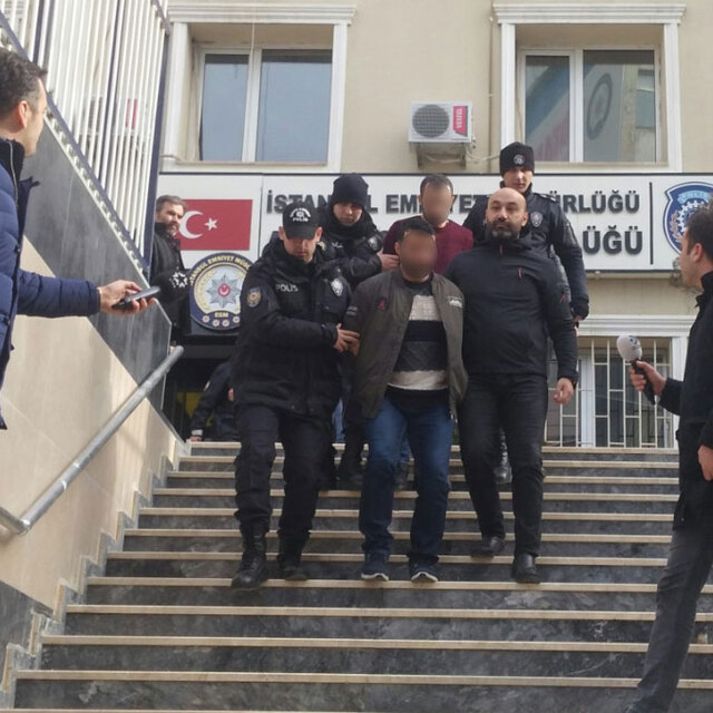 Çarşaf ve kask da gaspçıları kurtaramadı