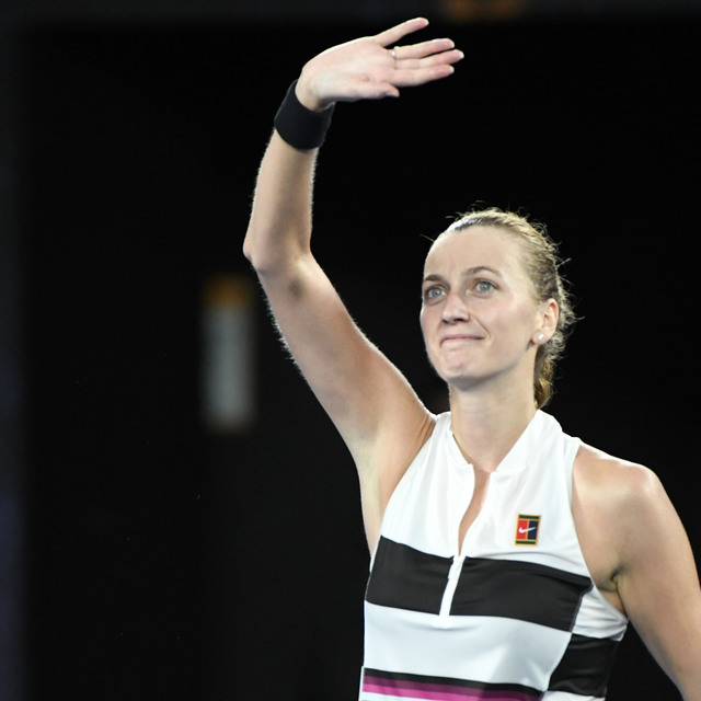Kvitova Avustralya Açık'ta yarı finalde