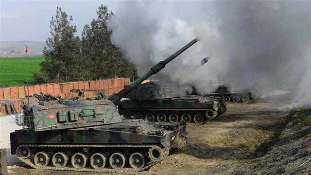 TSK Tel Rıfat'taki YPG/PKK'lı teröristleri vurdu