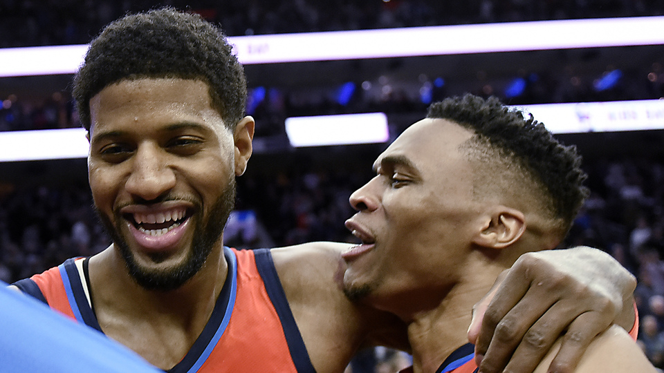 Thunder'ı George ve Westbrook taşıdı