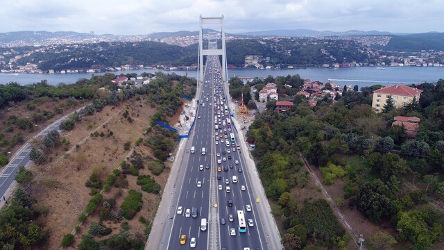 Köprü ve otoyollardan 1,8 milyar lira gelir
