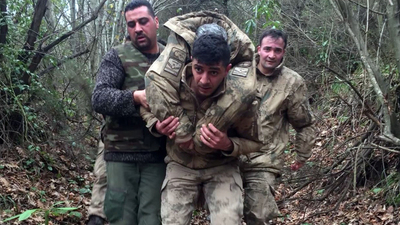 20 saatin ardından haber geldi! Jandarma metrelerce sırtında taşıdı!