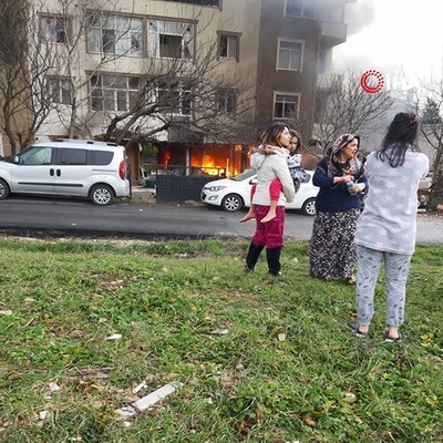 Büyükçekmece'de bir binada patlama