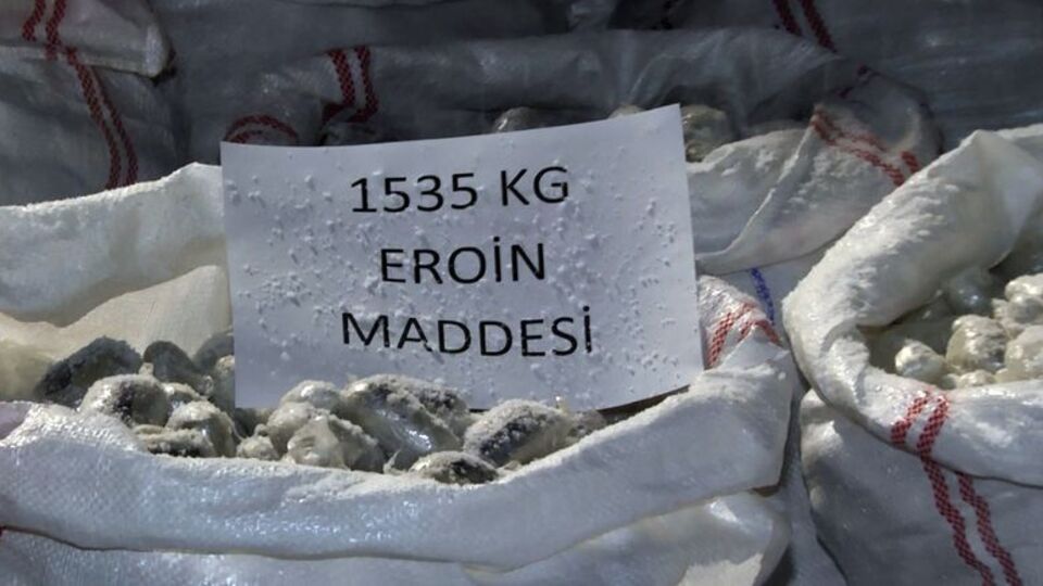 Erzurum'da cumhuriyet tarihinin en büyük eroin operasyonu