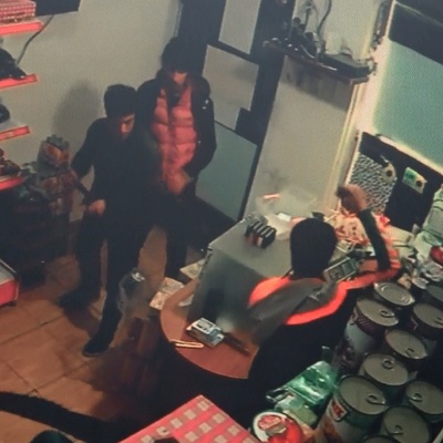 Bakkal dükkanında dehşet anları! Her saniyesi korkunç!