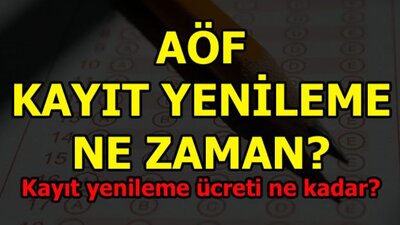 MEB takvimi: AÖL kayıt yenileme tarihleri