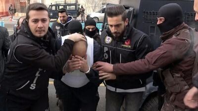 Film gibi operasyonla yakalanmıştı... Bugün böyle görüntülendi