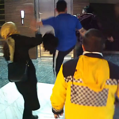 Pansuman için gittiği hastaneyi birbirine kattı