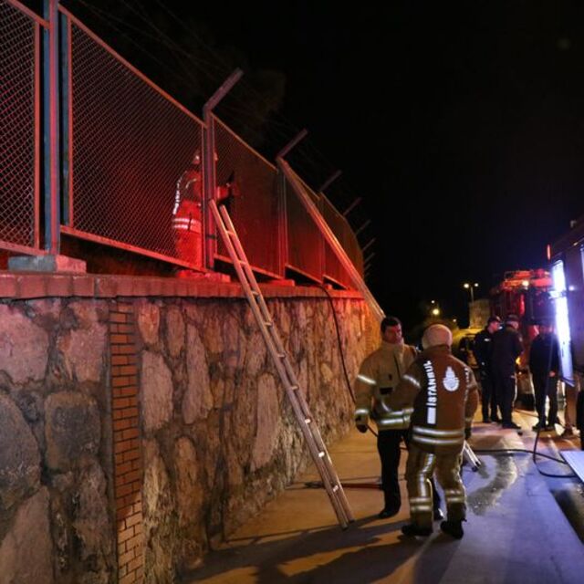 Maltepe'de korkutan orman yangını