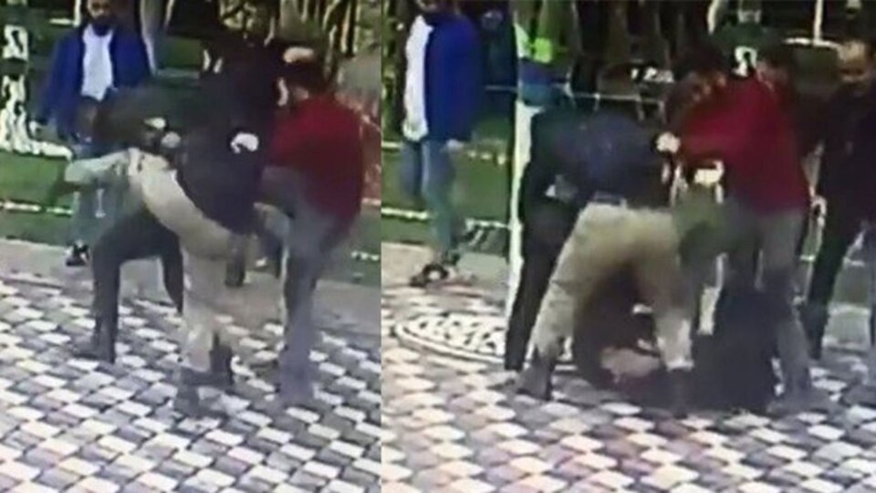 Genç kıza laf atıp, erkek arkadaşını dövenler yakalandılar ama!