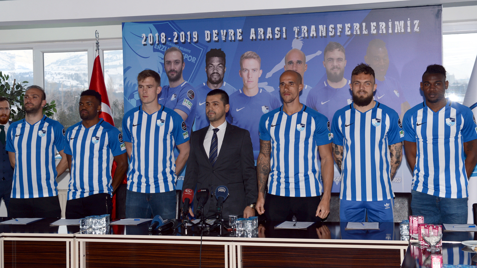 Erzurumspor'un transfere 7.5 milyon Euro harcadı