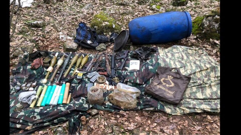 PKK'ya ait 8 sığınak imha edildi