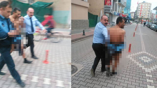 Bursa'da 'çıplak vatandaş' şoku!