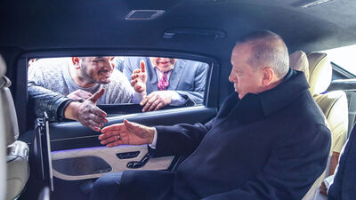 Minibüsçüleri görünce durdu... Cumhurbaşkanı Erdoğan'a dosya verdiler