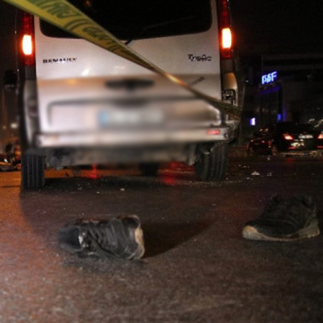 Minibüsün çarptığı yaya hayatını kaybetti