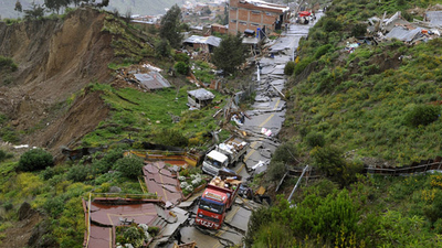 Bolivya'da heyelan faciası: 8 ölü