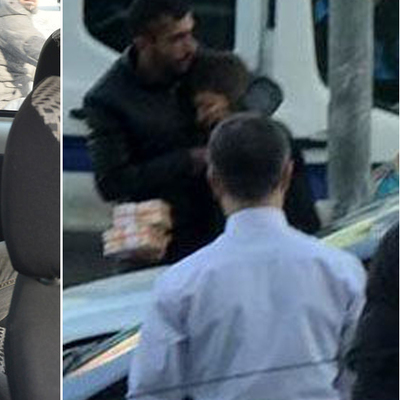 Bıçağı banka görevlisinin boynuna dayadı! İşte o dehşet anı!