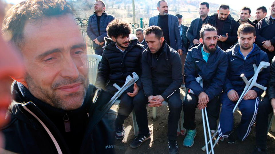 Kaptanın annesine veda! Gözyaşlarını tutamadı