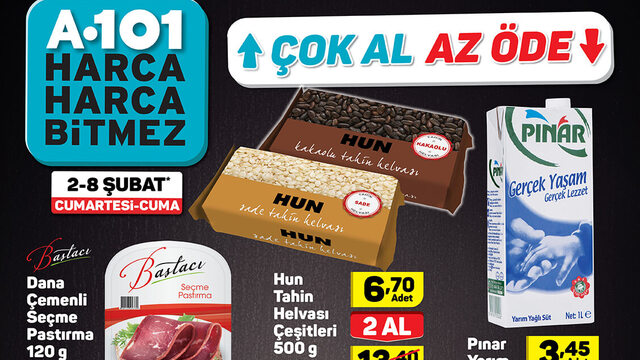 A101 2-8 Şubat 2019 Aktüel ürünler kataloğu