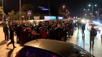 Uber sürücülerinden taksici şiddetine karşı eylem