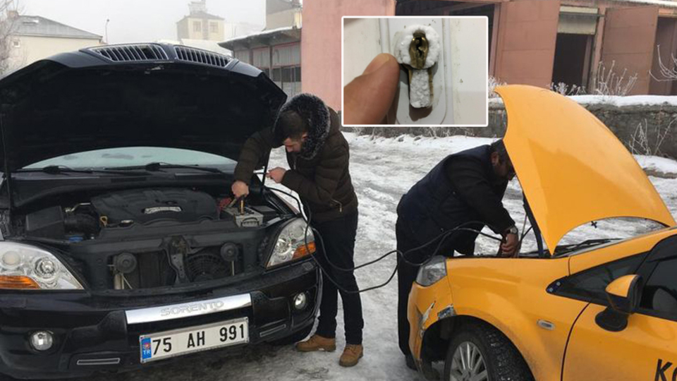 Doğu Anadolu buz kesti! -28.6! Kilit dondu!