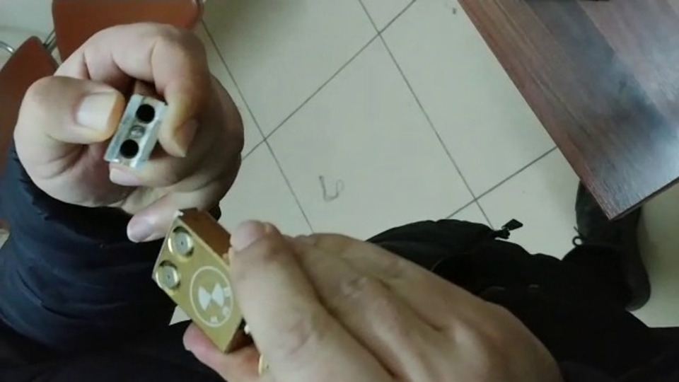 Otomobil anahtarı görünümlü suikast silahı