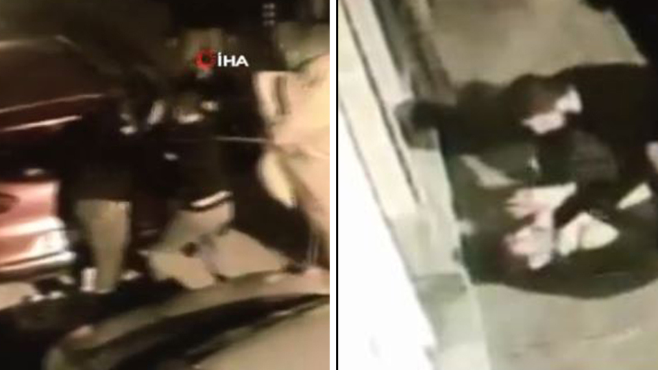 Sokak köpeğini tacize mahalleliden dayak!