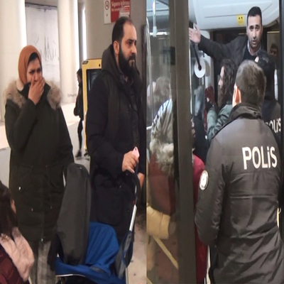 Libyalı aile sinir krizi geçirdi!