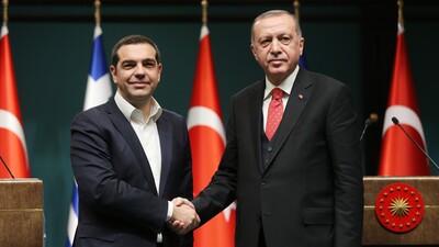 Erdoğan-Çipras görüşmesi Yunan basınında!